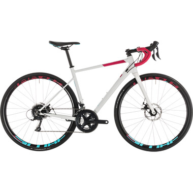 Bicicleta de carrera CUBE AXIAL WS PRO DISC Shimano Sora 34/50 Mujer Blanco 2019 0